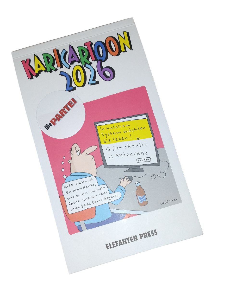 Tageskalender: Karicartoon 2026