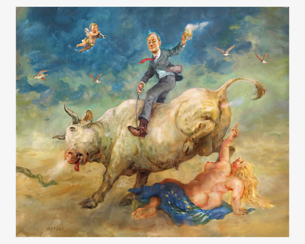 Kunstdruck "Brüder zur SONNE – BORN to be wild" von Rudi Hurzlmeier – 40 x 50 cm, signiert Kunstdruck "Brüder zur SONNE – BORN to be wild" von Rudi Hurzlmeier – 40 x 50 cm, signiert