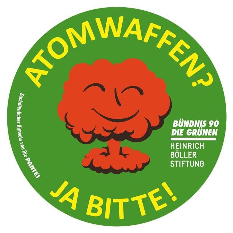 50 Sticker Atomwaffen JA BITTE