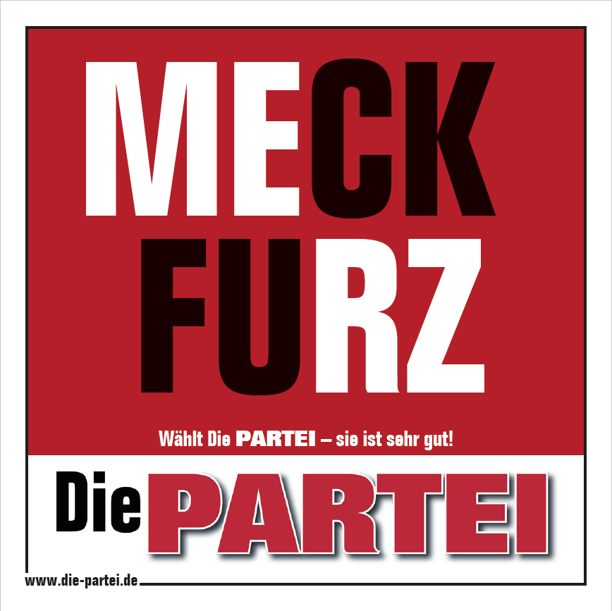 50 Aufkleber "MEck fuRZ"