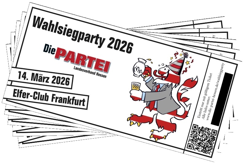 Ticket Wahlsiegparty Hessen 2026