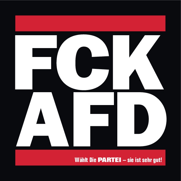 50 FCK AFD Aufkleber